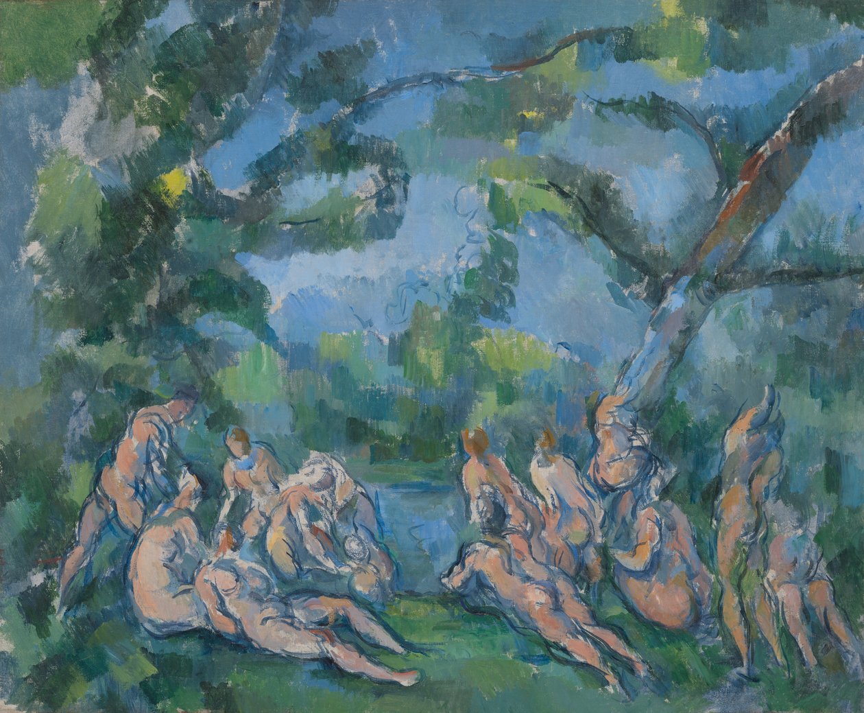 I bagnanti da Paul Cézanne
