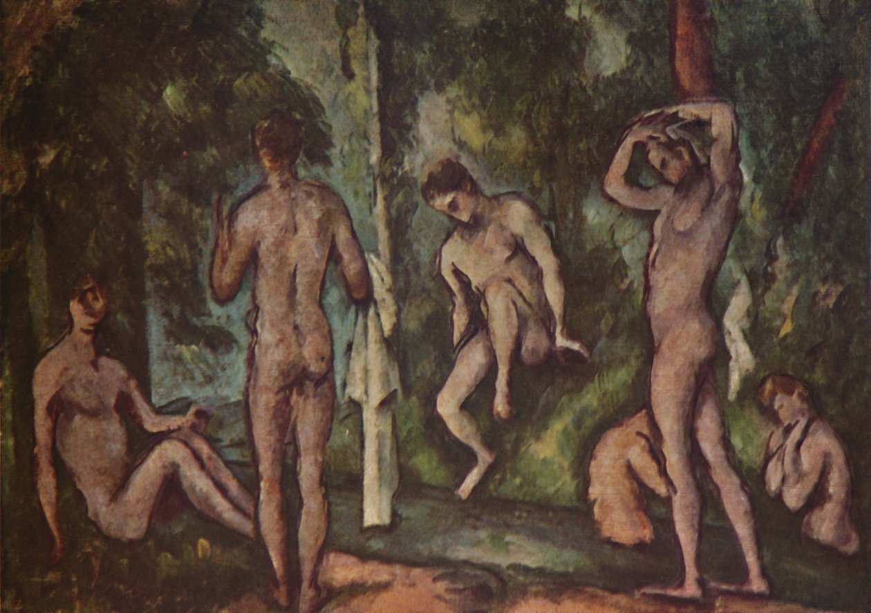 I bagnanti, 1894, 1937 da Paul Cézanne