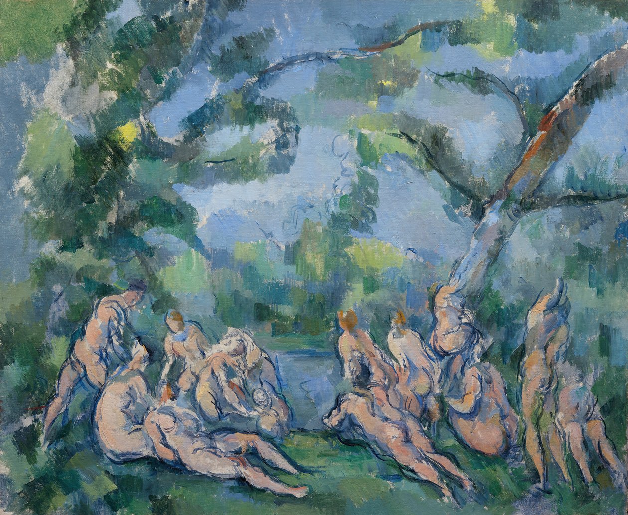 I bagnanti, 1899-1904 da Paul Cézanne