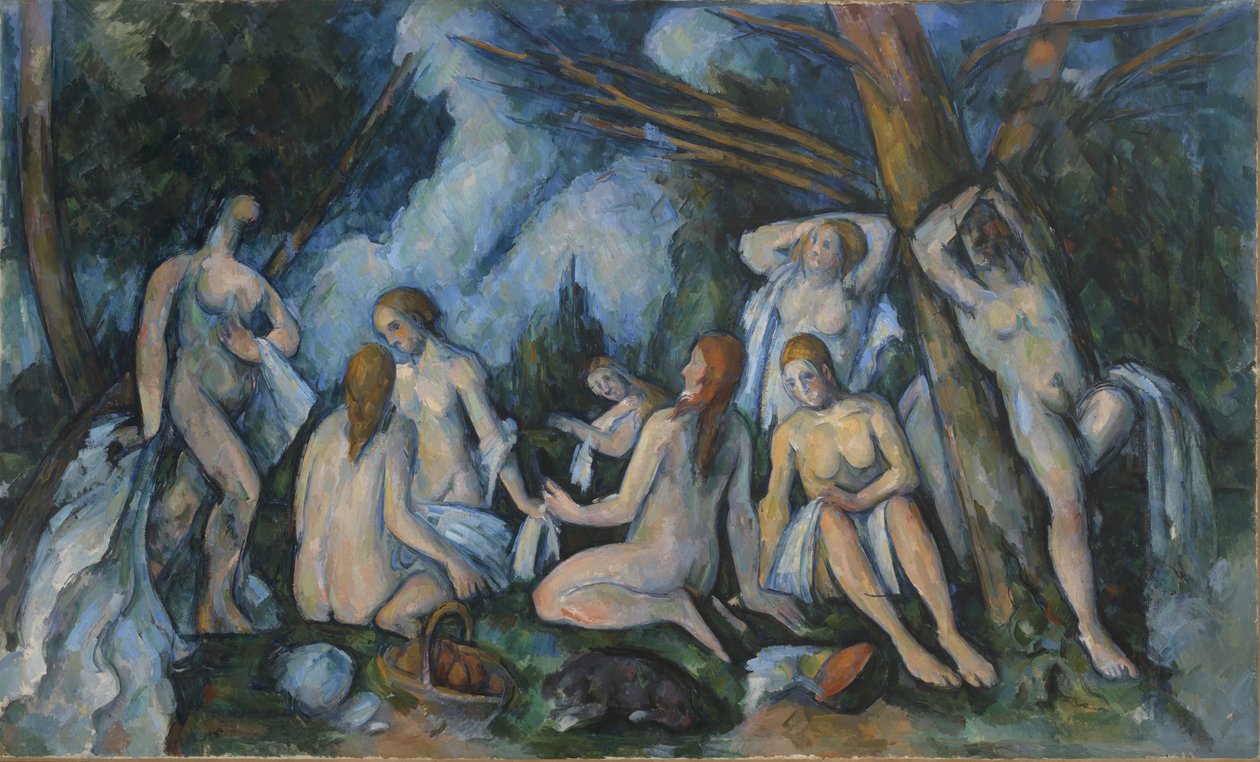 Le grandi bagnanti da Paul Cézanne
