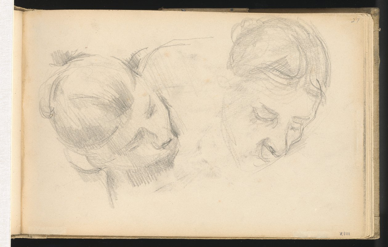 Due Teste di Donne da Paul Cézanne