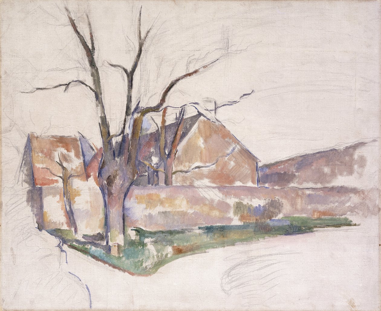 Paesaggio invernale, c.1885 da Paul Cézanne