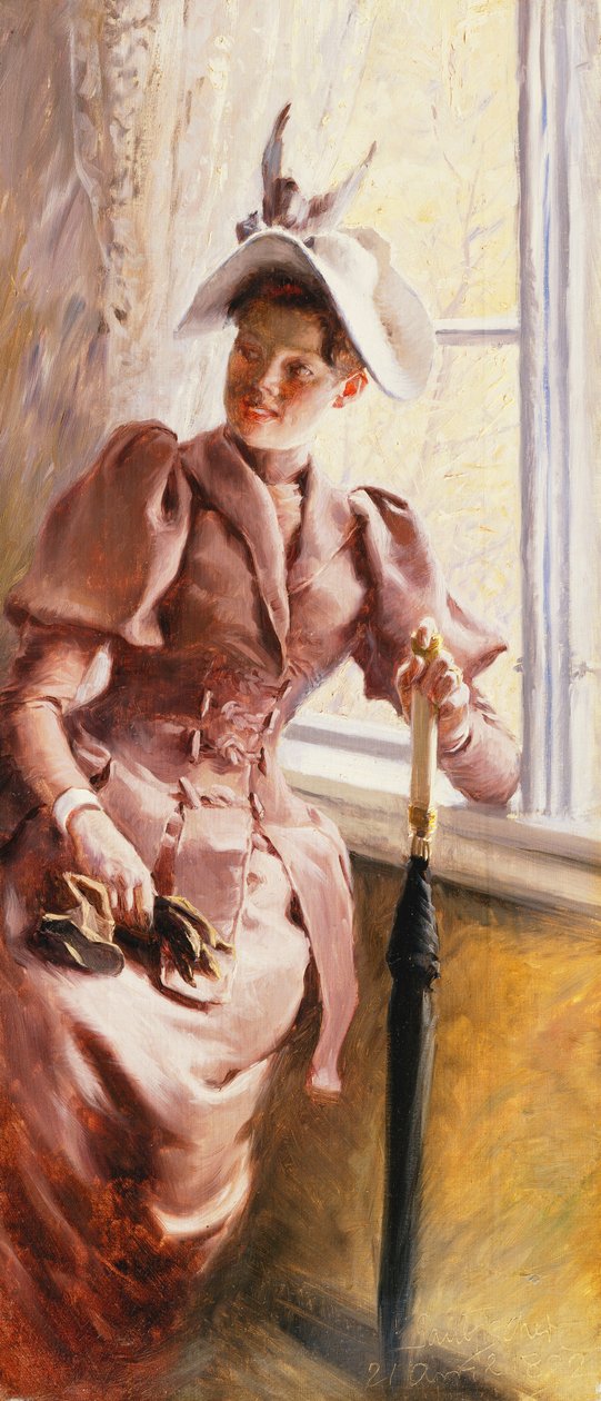 Alla finestra, 1892 da Paul Fischer