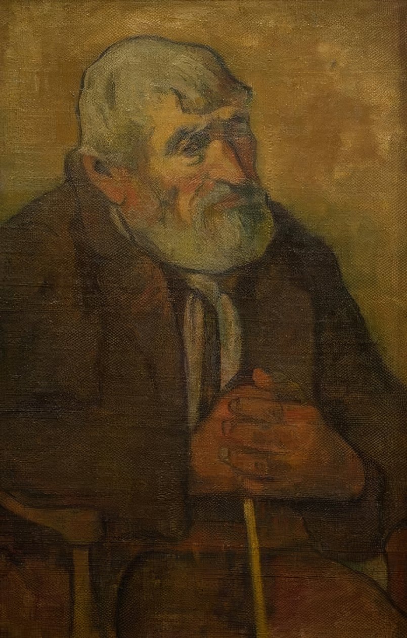 Vecchio con bastone da Paul Gauguin