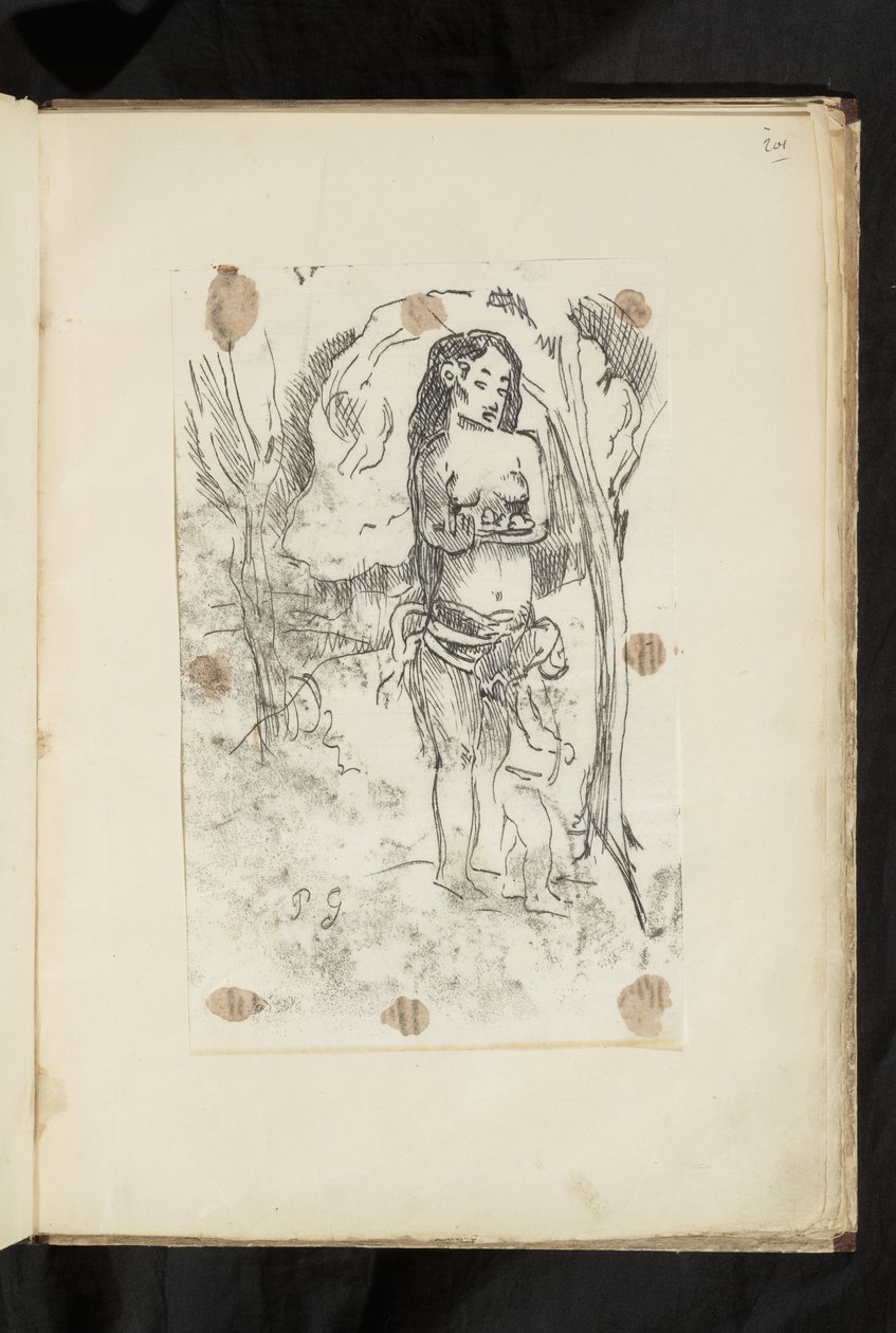 Avant et après - Donna e bambino da Paul Gauguin