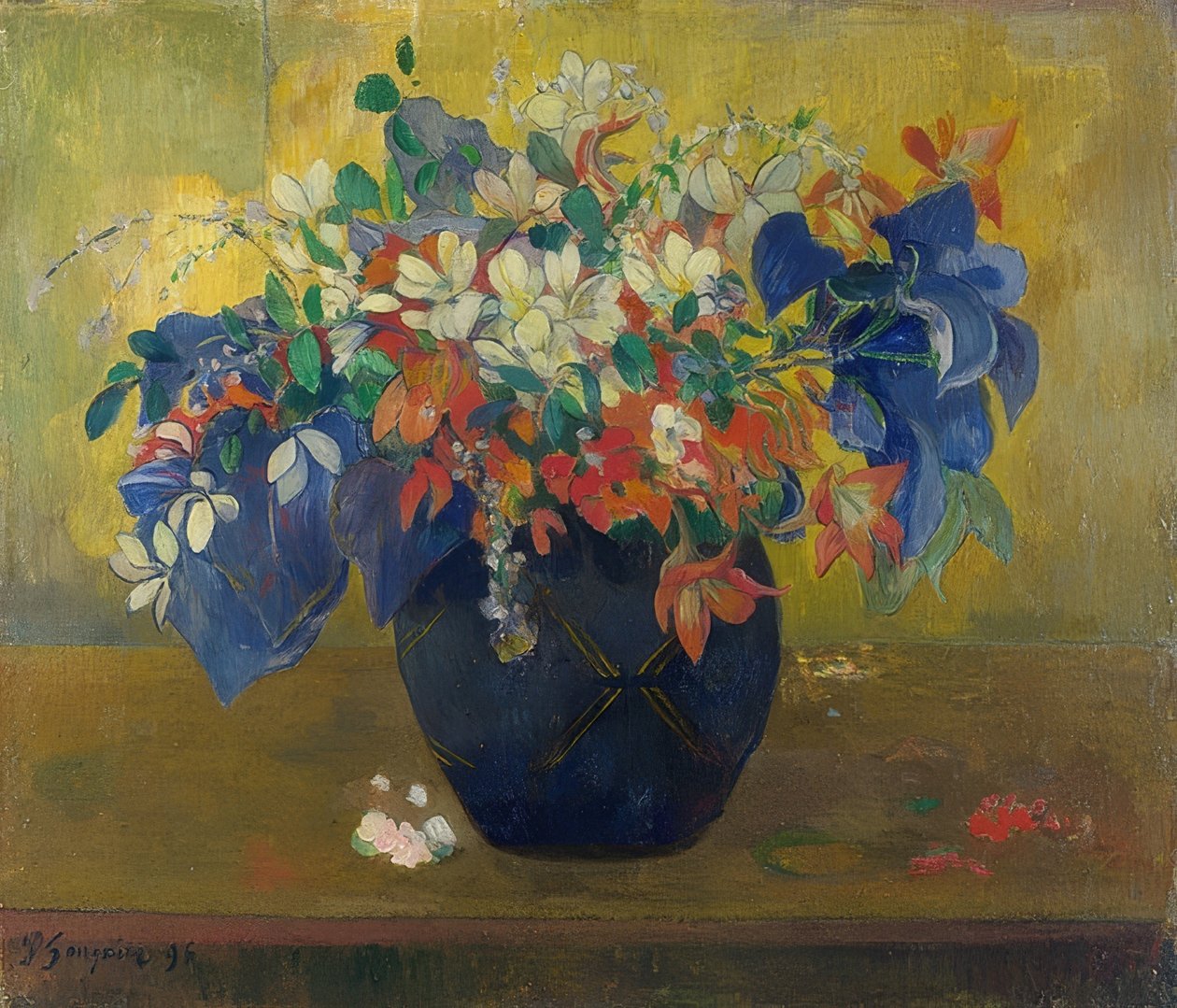 Fiori in un vaso da Paul Gauguin