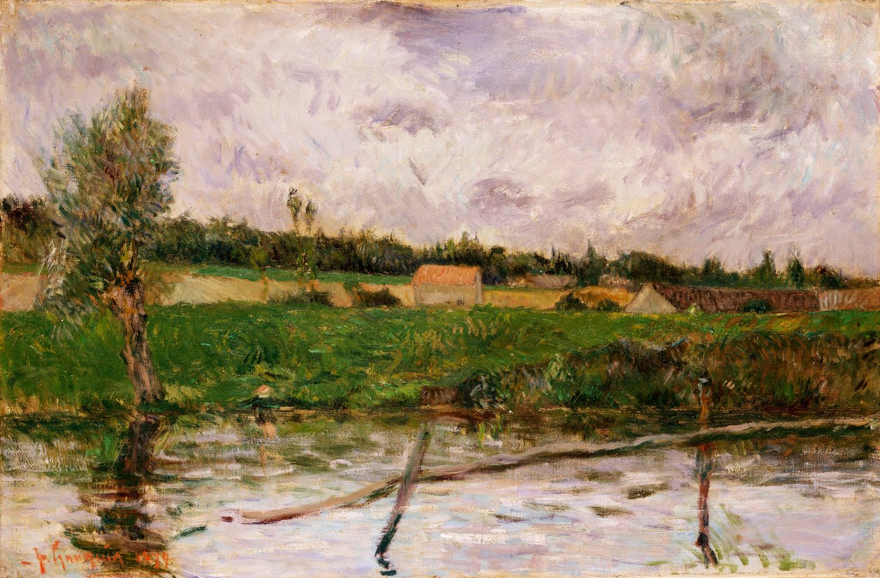 Campagna bretone, 1879 da Paul Gauguin