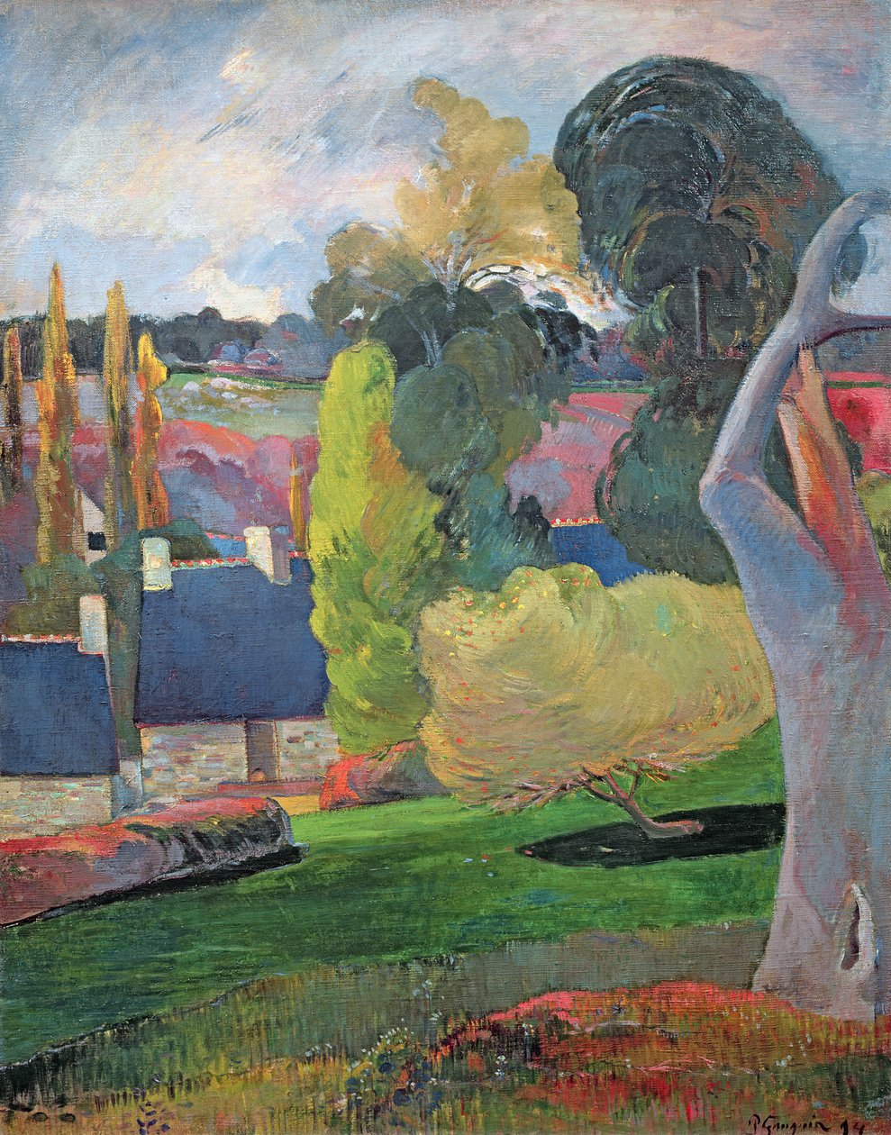 Paesaggio bretone, 1894 da Paul Gauguin