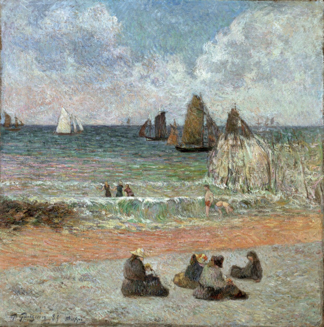 Costa a Dieppe da Paul Gauguin