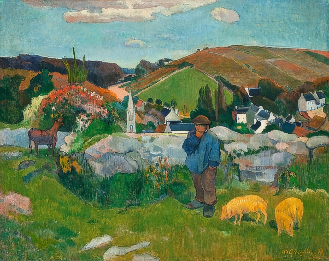 Il guardiano di porci da Paul Gauguin