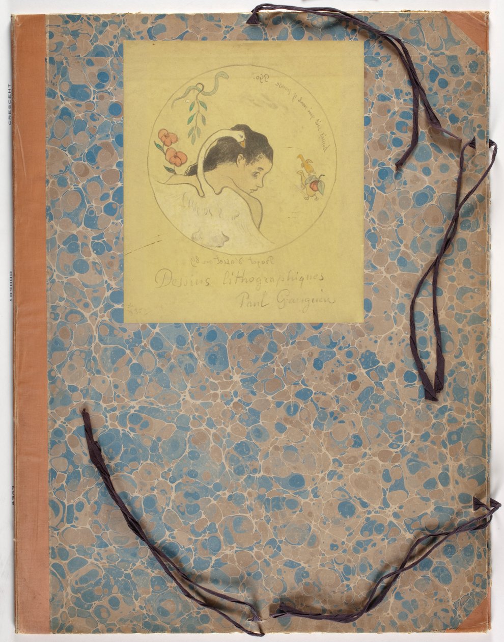 Design per un piatto - Leda da Paul Gauguin