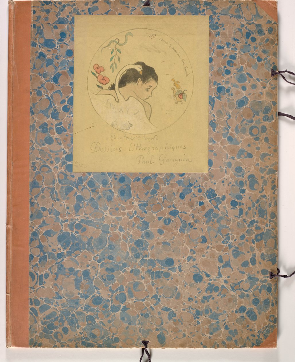 Design per un piatto - Leda da Paul Gauguin