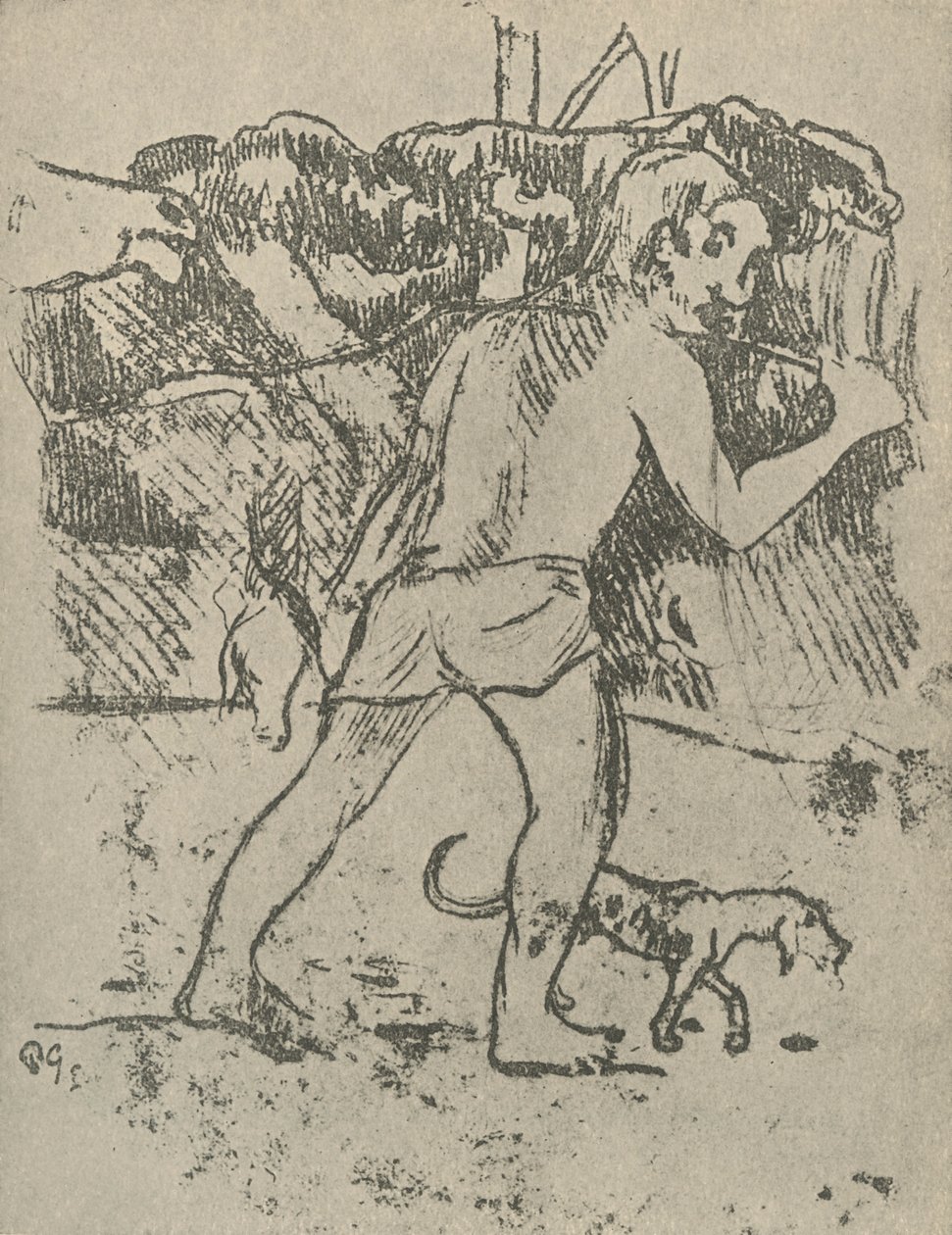 Disegno, 1936 da Paul Gauguin