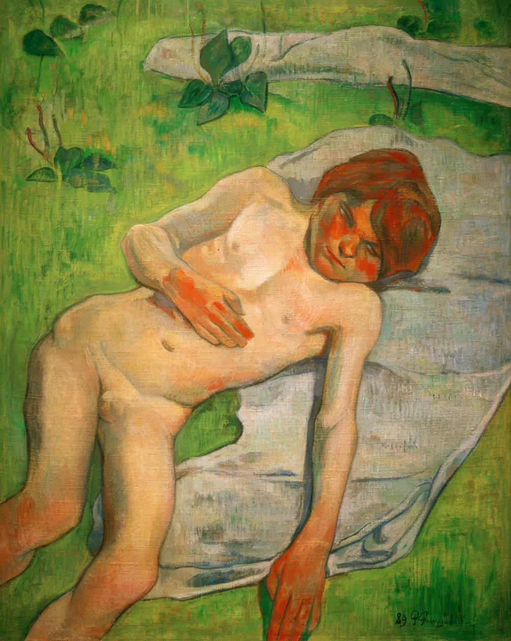 Un ragazzo bretone da Paul Gauguin
