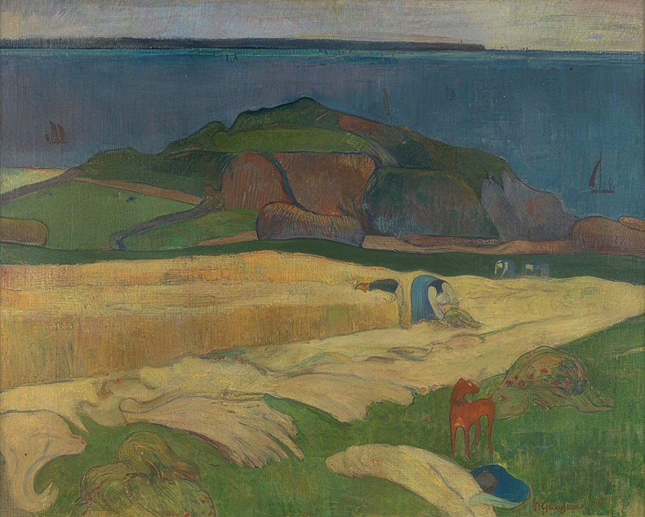 Raccolto (Le Pouldu) da Paul Gauguin