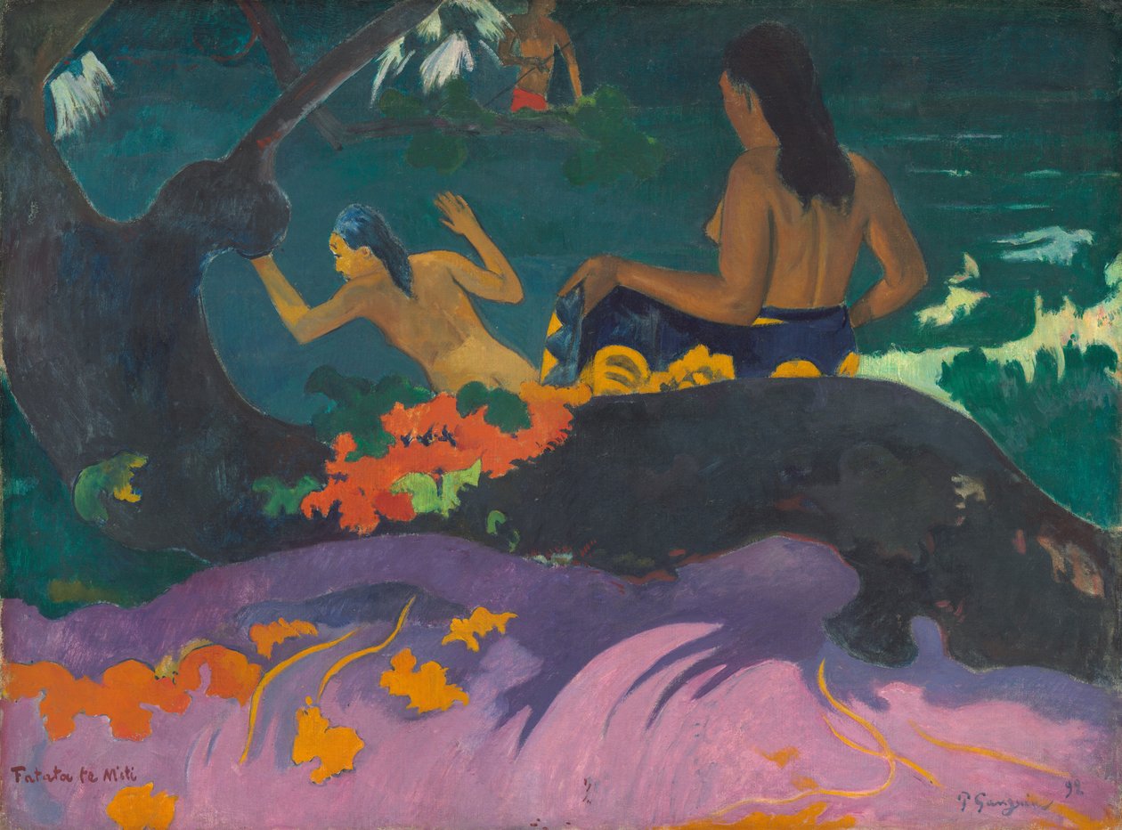 Fatata te Miti (Vicino al mare) da Paul Gauguin