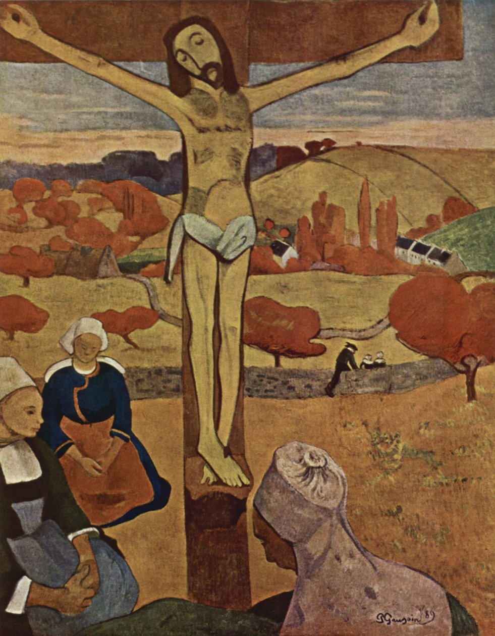 Francese:  Le Christ jaune Il Cristo giallo da Paul Gauguin