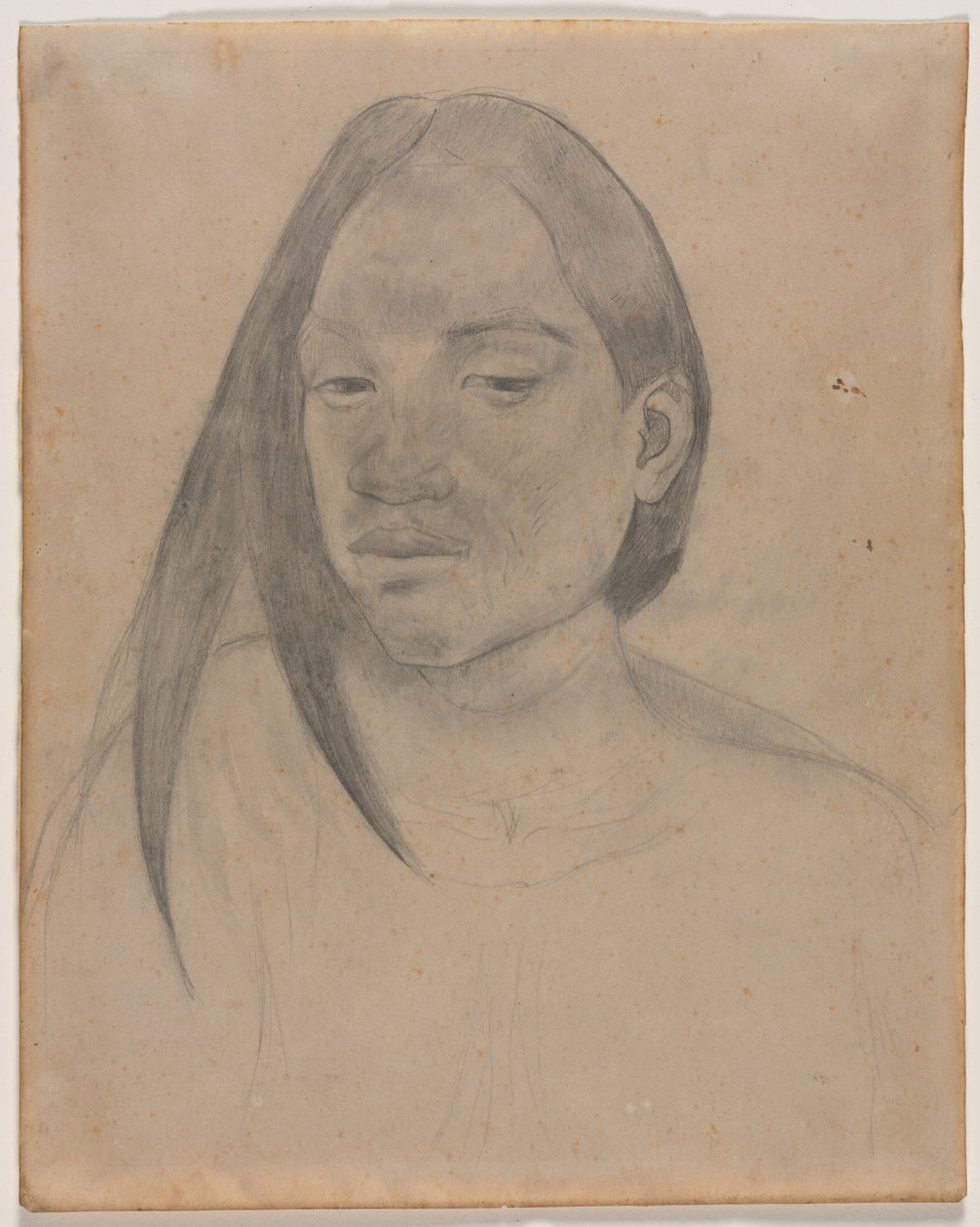 Testa di una donna tahitiana da Paul Gauguin