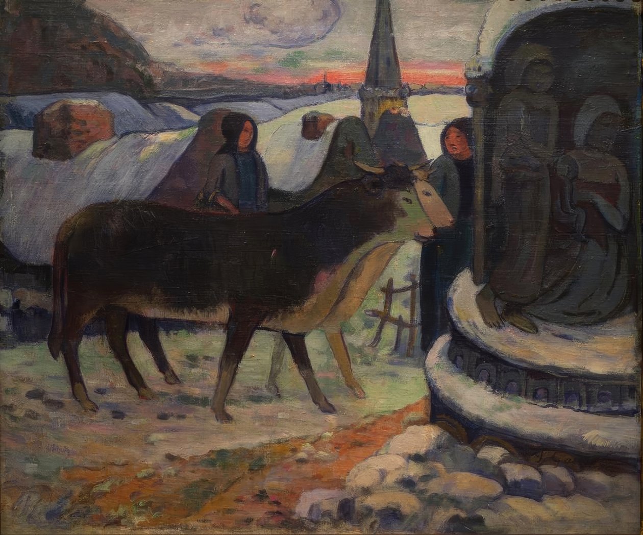 Notte Santa (Benedizione dei buoi) da Paul Gauguin