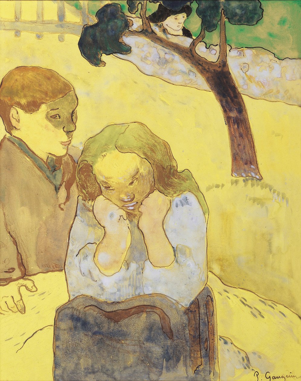 Miseria umana; Les misères humaines, 1889 da Paul Gauguin