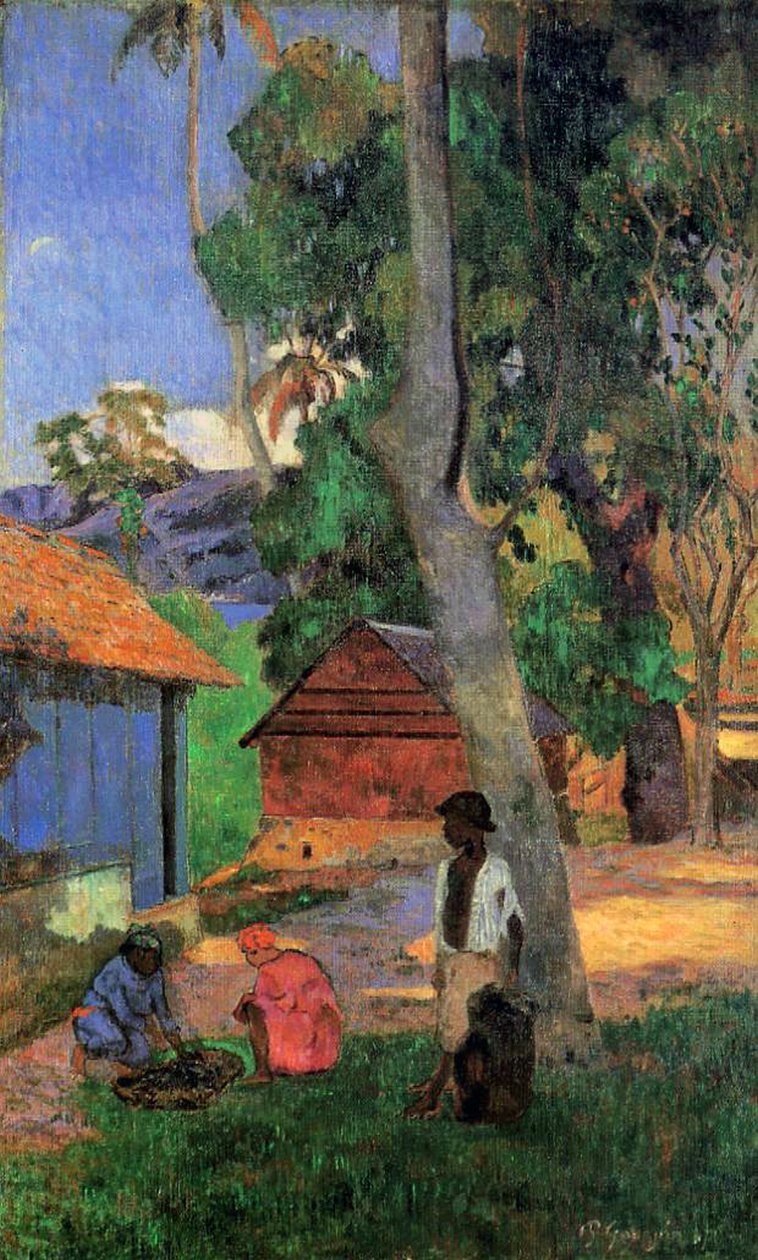 Capanni in Martinica, 1887 da Paul Gauguin