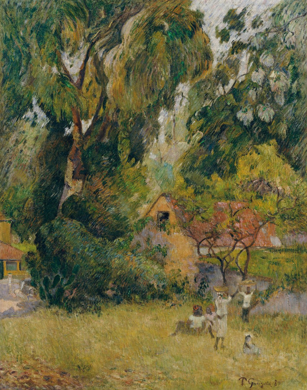 Capanni sotto gli Alberi da Paul Gauguin
