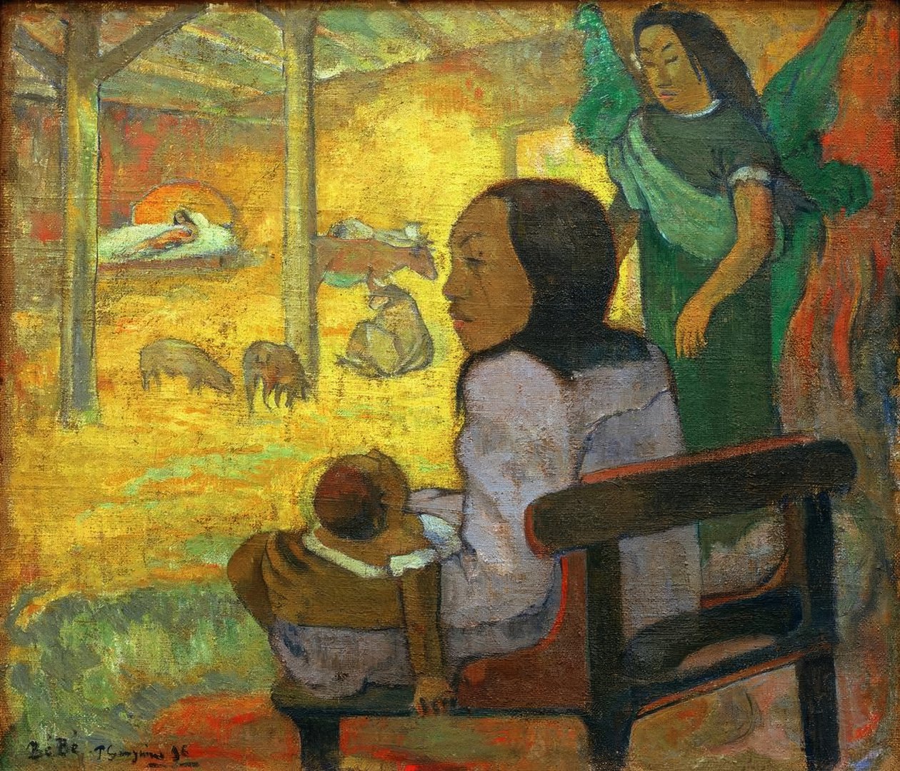 Bambino piccolo (Natale tahitiano) da Paul Gauguin