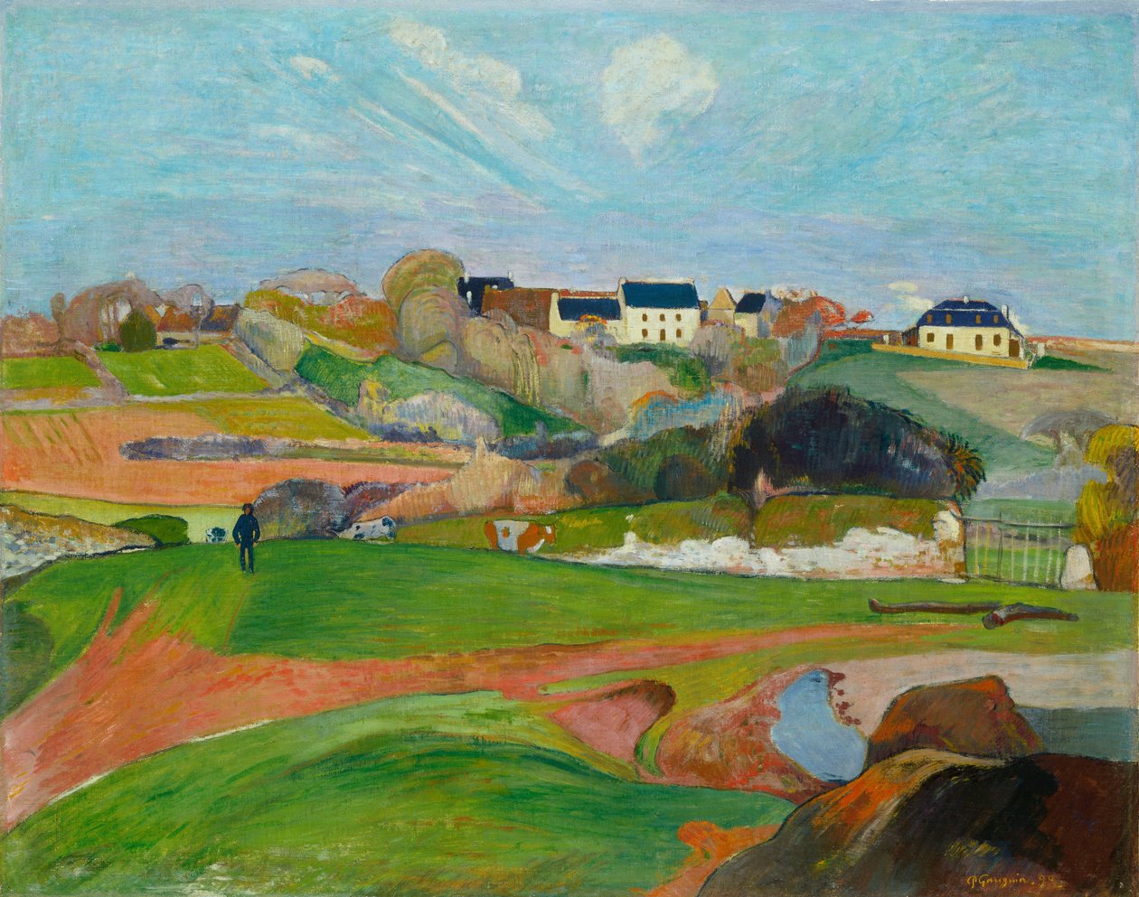 Paesaggio a Le Pouldu da Paul Gauguin