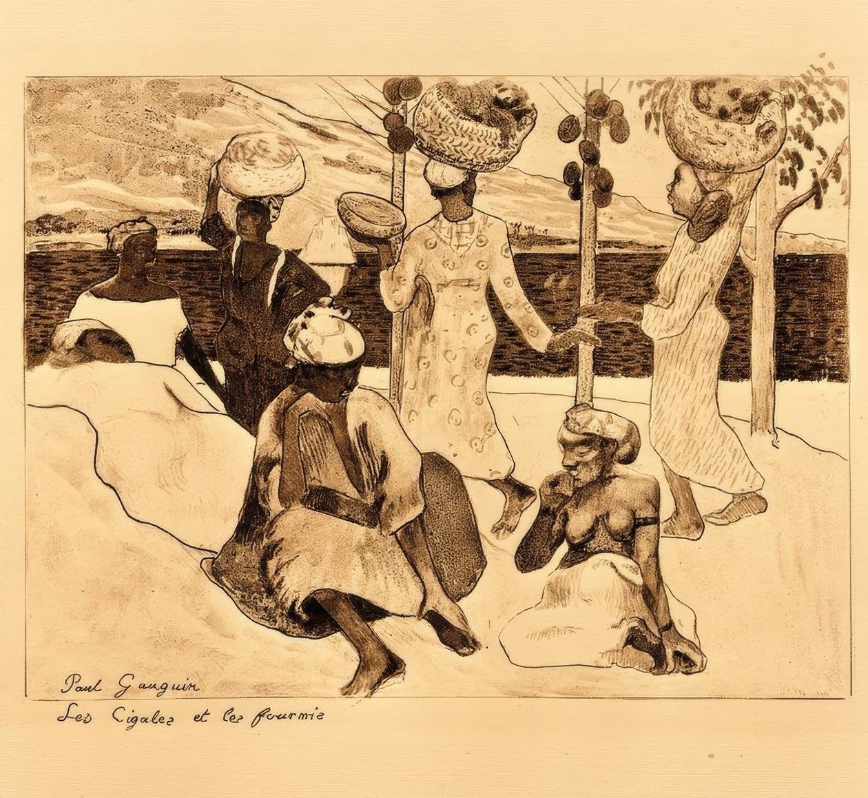 Le cicale e le formiche da Paul Gauguin