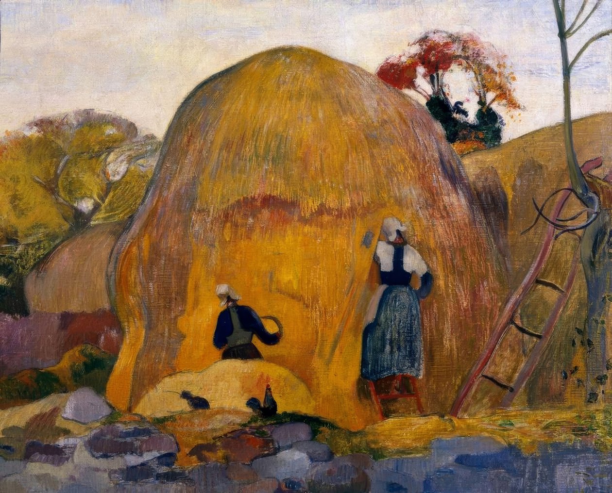 I covoni gialli o La mietitura bionda da Paul Gauguin