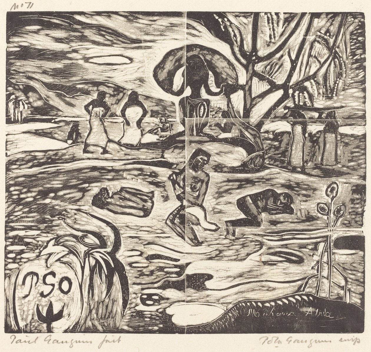 Mahana Atua (Il cibo degli dei) da Paul Gauguin