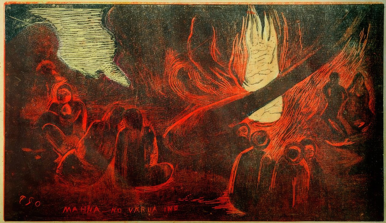 Mahana No Varua Ino da Paul Gauguin