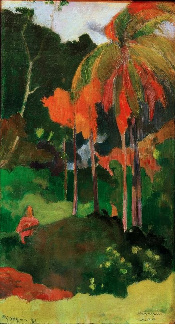 Mahana maa I da Paul Gauguin