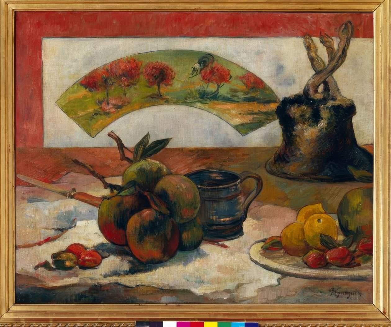 Natura morta con ventaglio da Paul Gauguin