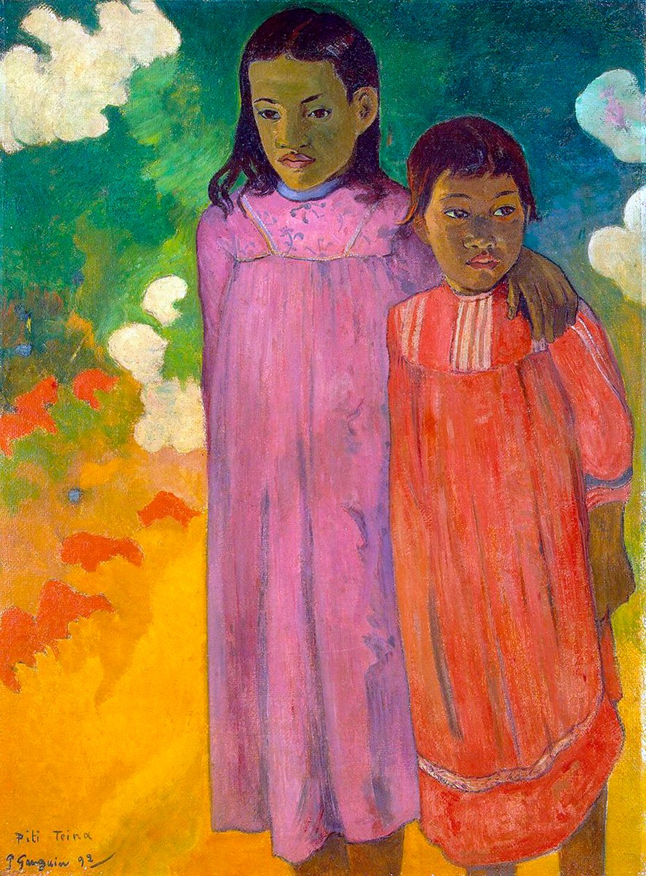 Piti Tiena, due sorelle da Paul Gauguin
