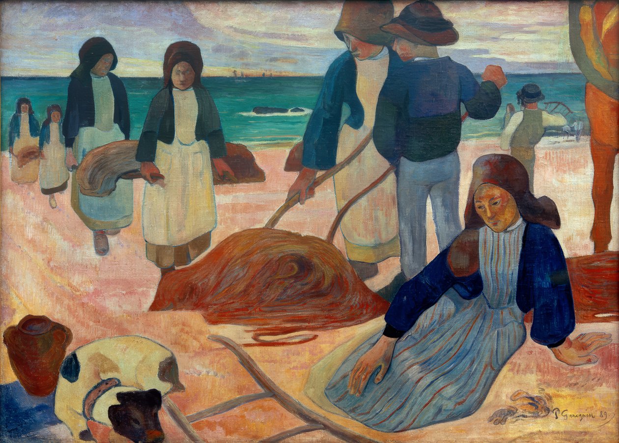 Raccoglitrici di alghe II (Raccoglitrici di alghe bretoni II) da Paul Gauguin