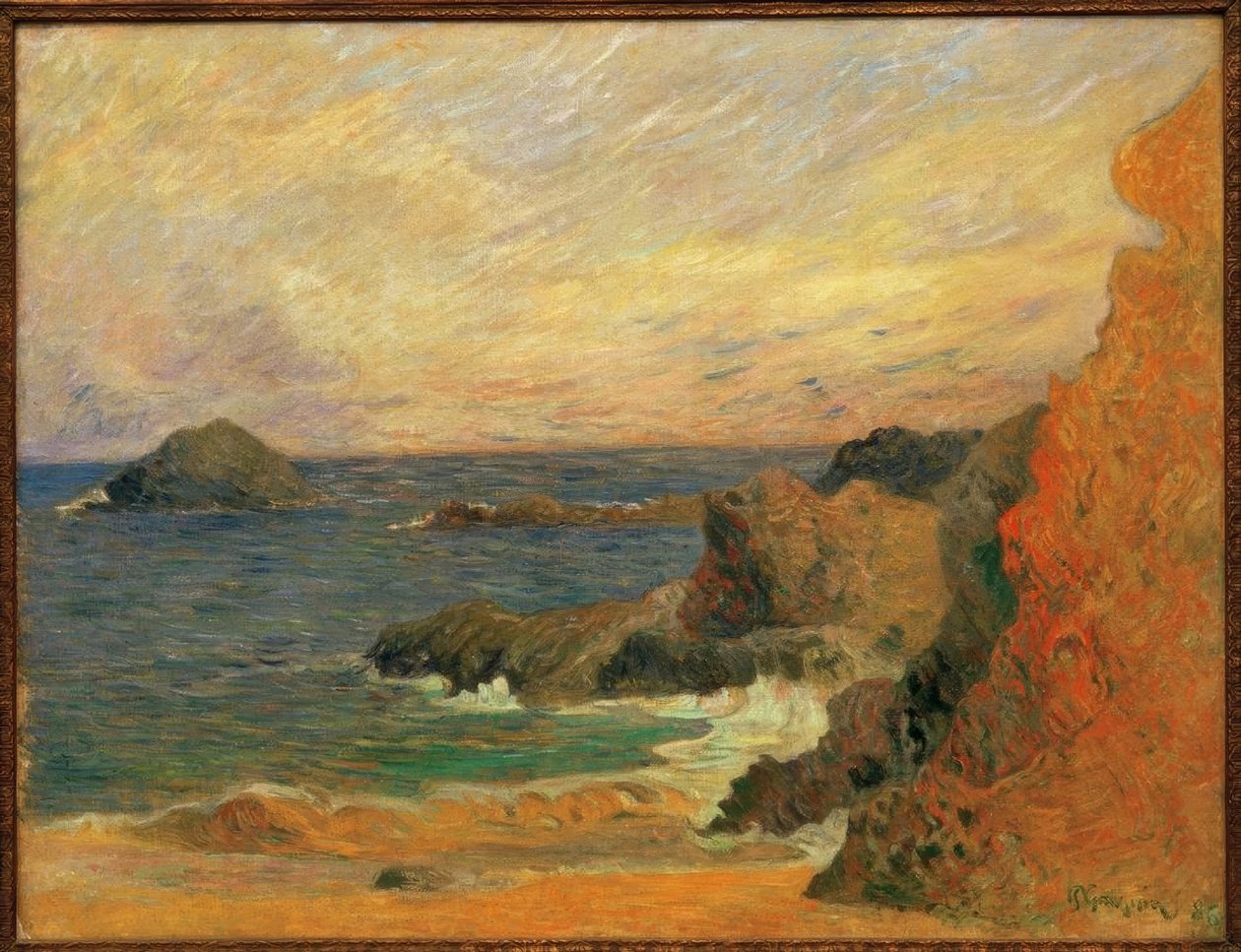 Scogli sul bordo del mare da Paul Gauguin