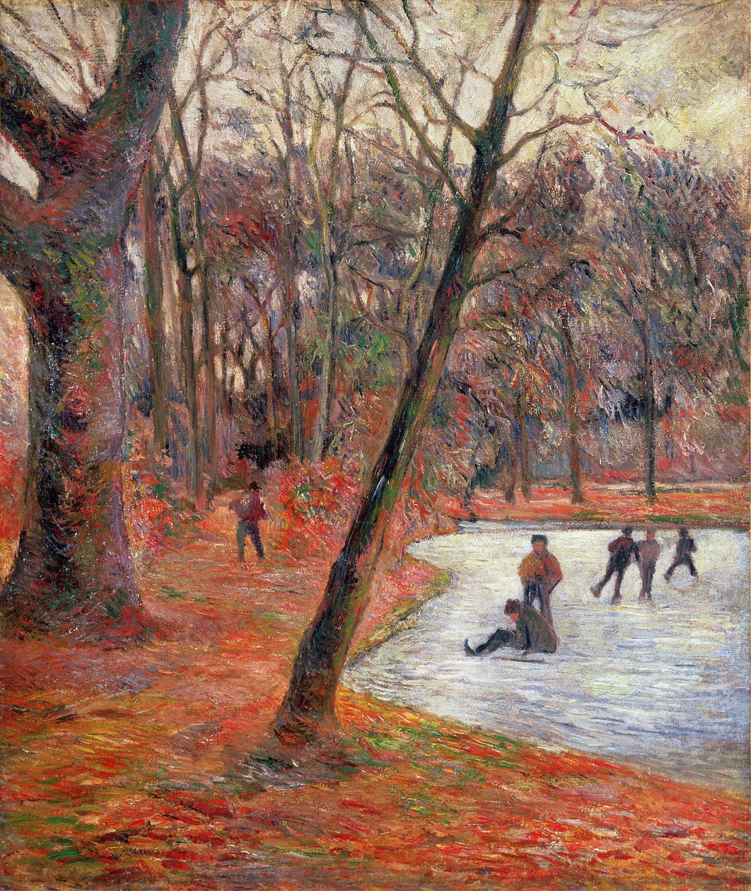 Pattinatori nel Parco di Frederiksberg da Paul Gauguin