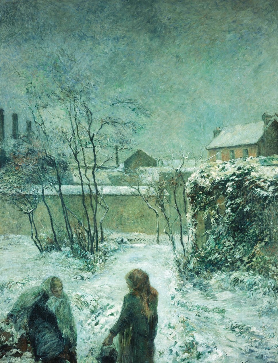Neve, strada di Carcel, 1883 da Paul Gauguin