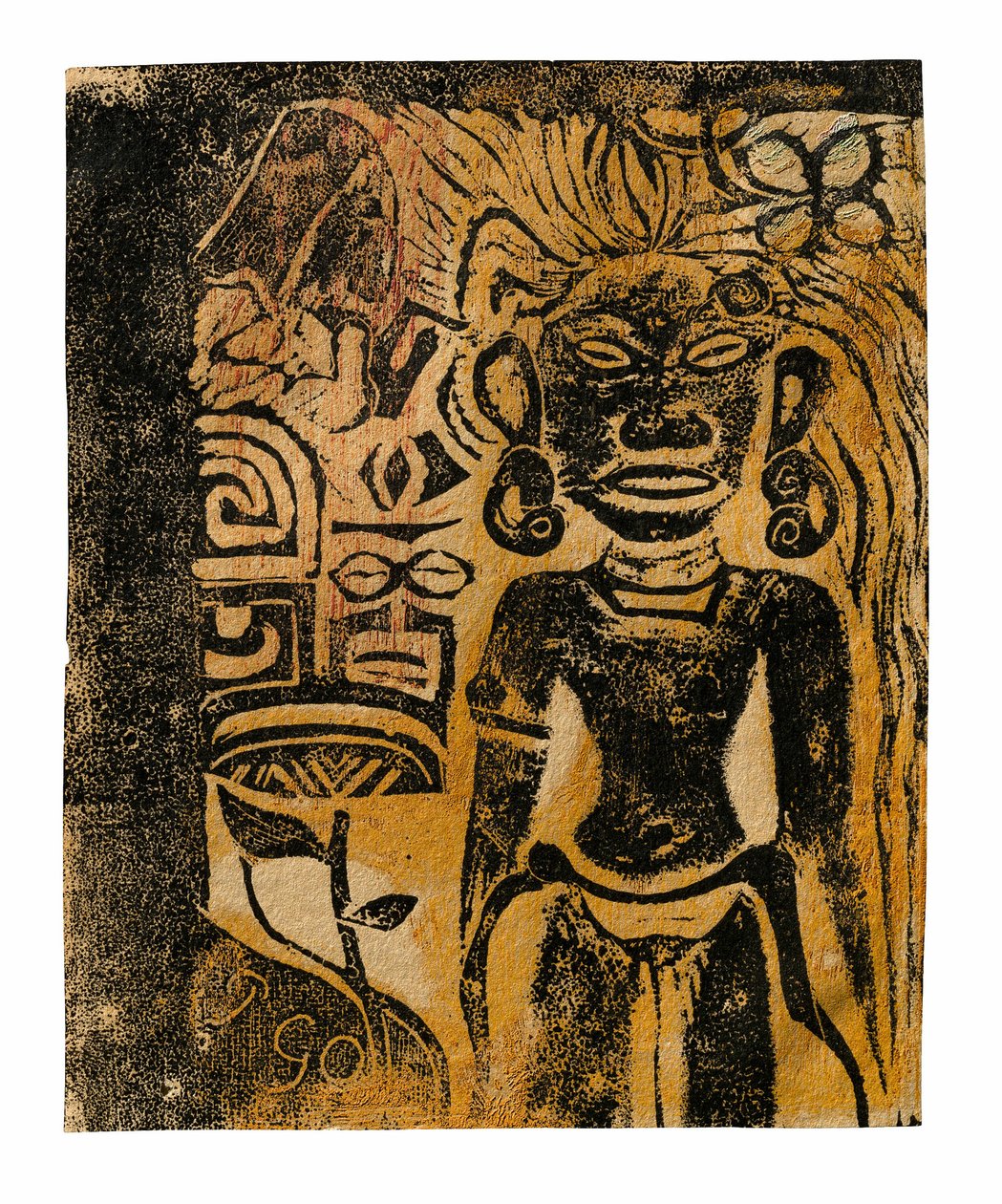 Idolo tahitiano, la dea Hina da Paul Gauguin