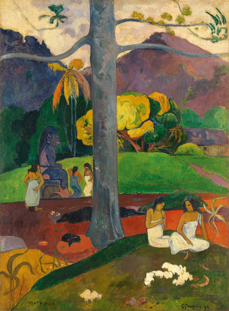Tahitiano:  Mata Mua in tempi antichi da Paul Gauguin