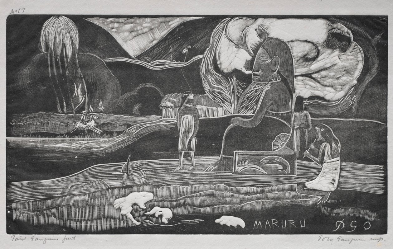 Serie tahitiana: Adorazione da Paul Gauguin