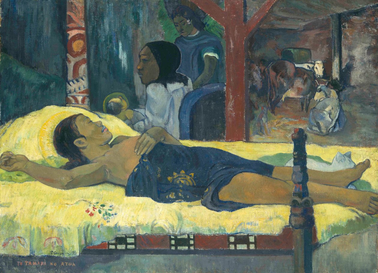 La nascita Te tamari no atua, 1896 da Paul Gauguin
