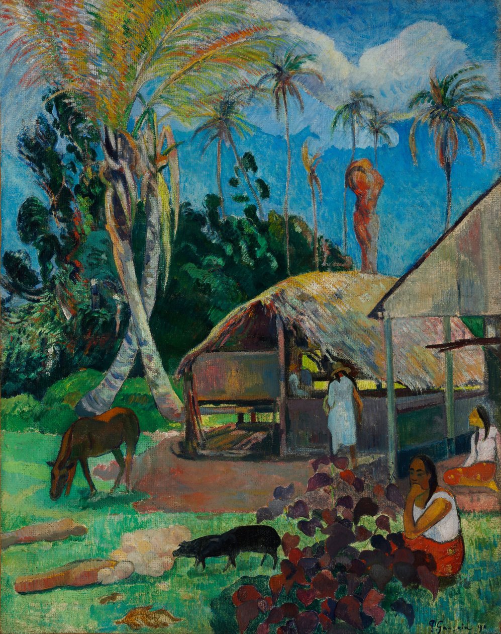 I maiali neri da Paul Gauguin