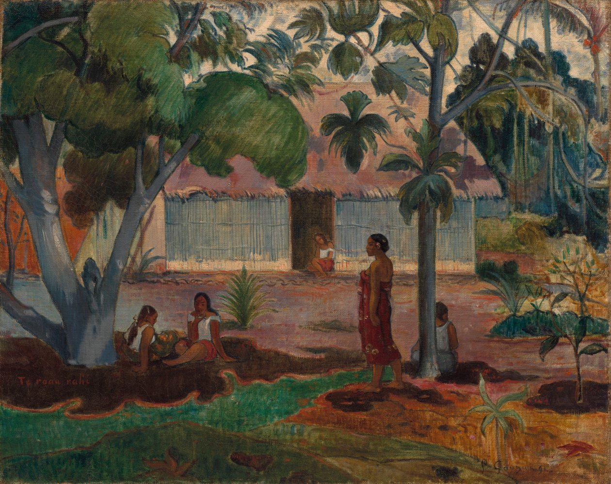Il grande albero, 1891 da Paul Gauguin
