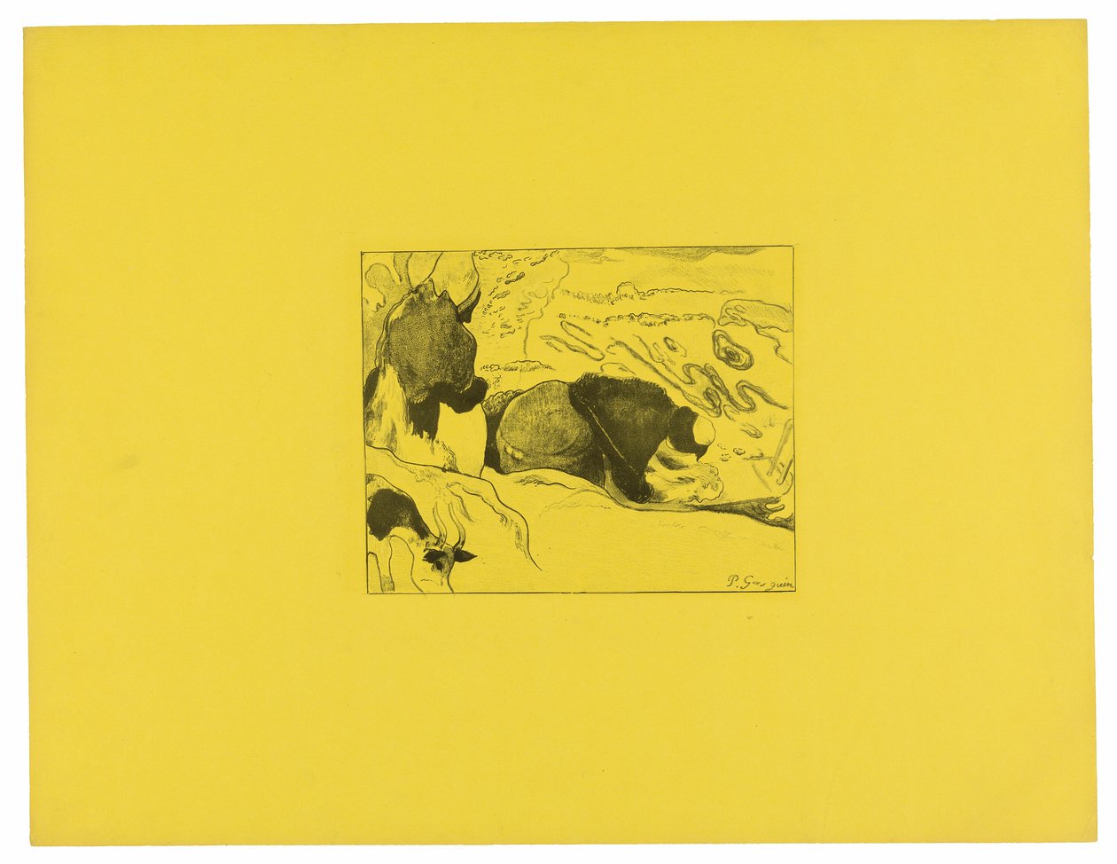 Le lavandaie, dalla Suite Volpini da Paul Gauguin