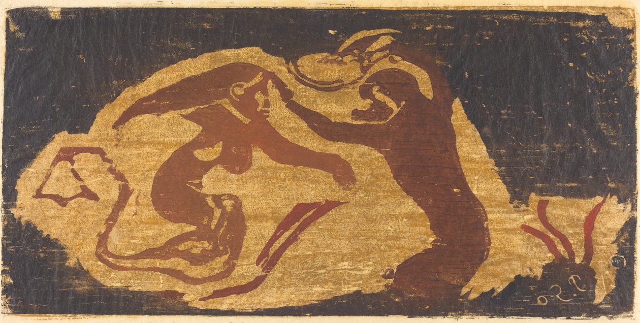 La sirena e la scimmia da Paul Gauguin