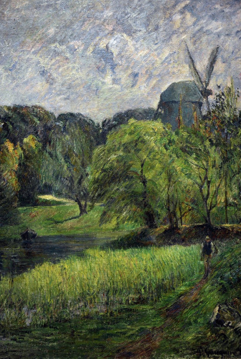 Il Mulino della Regina, Østervold Park, 1885 da Paul Gauguin