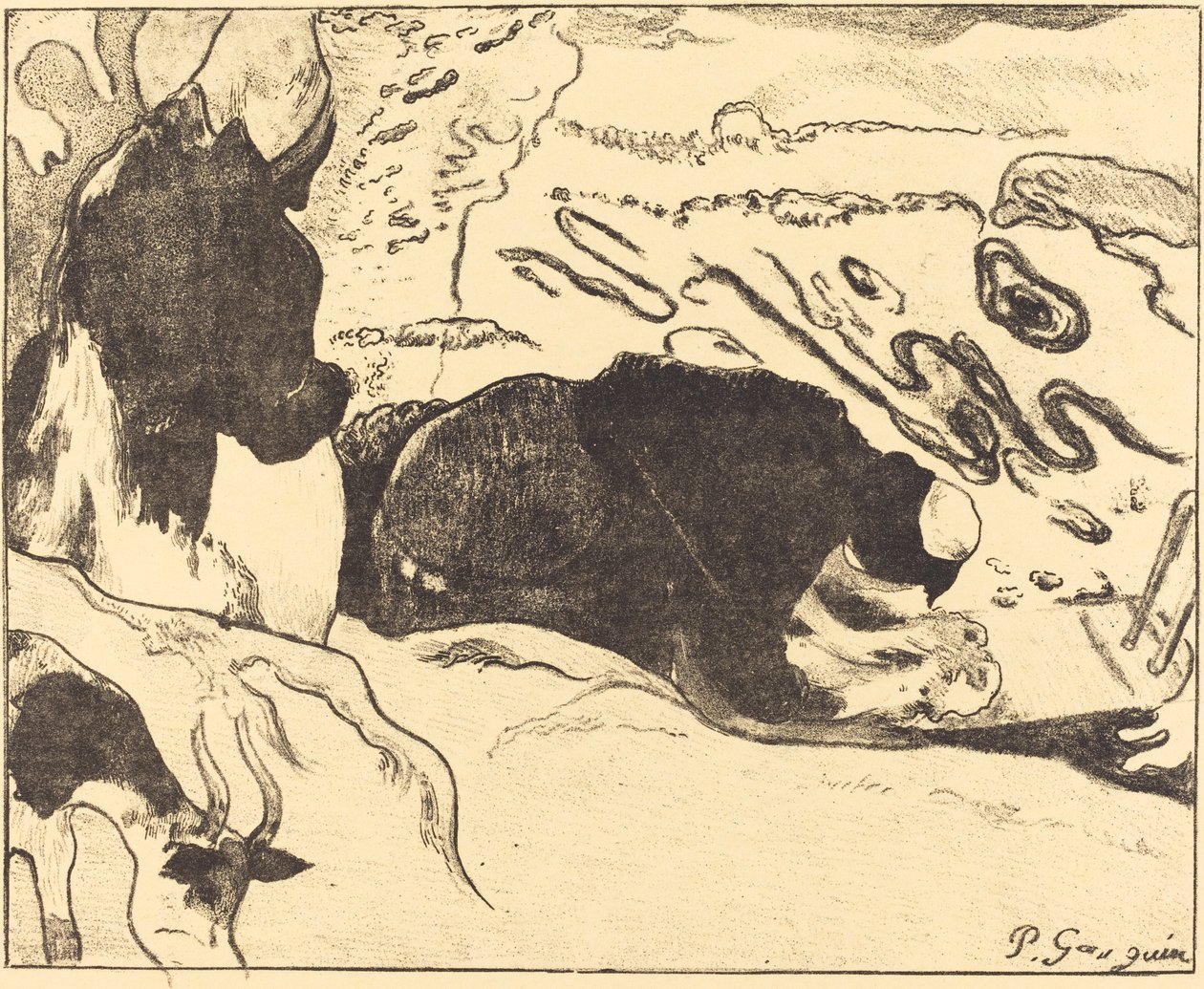 Le lavandaie da Paul Gauguin