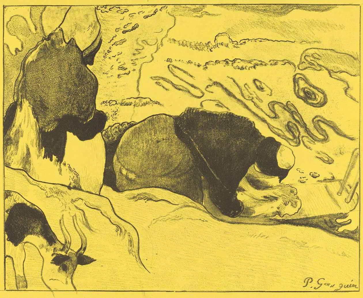 Le lavandaie da Paul Gauguin